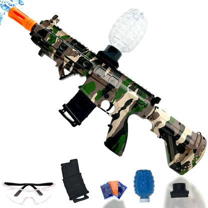 Electric Gel Ball BlasterSplatter Blasters Toys with Auto and Manual Dual ModeOutdoor Team Games Gel Ball Blaster - Ages 14+