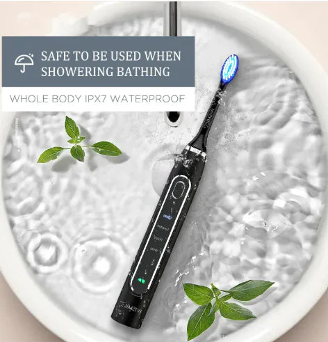 LED Soft-Bristle Electric Toothbrush